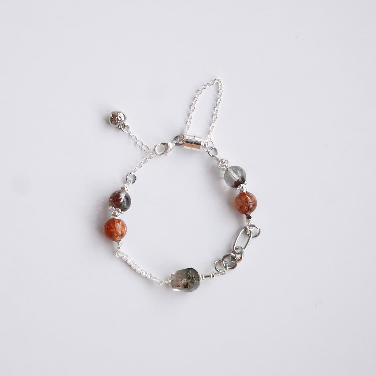 Eloise 8mm (Chain, Magnetic Clasp with Adjustable Lobster Clasp)