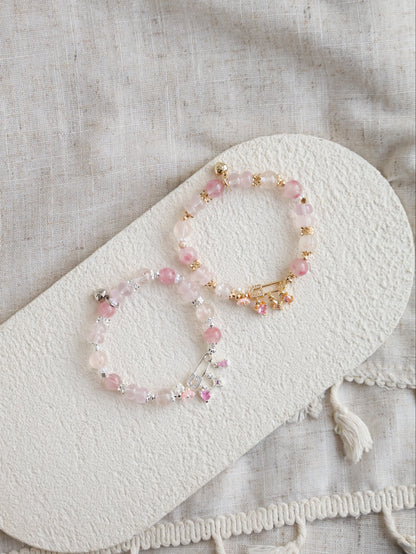 Aurielle Safety Pin Collection: Pink 8mm (Elastic)