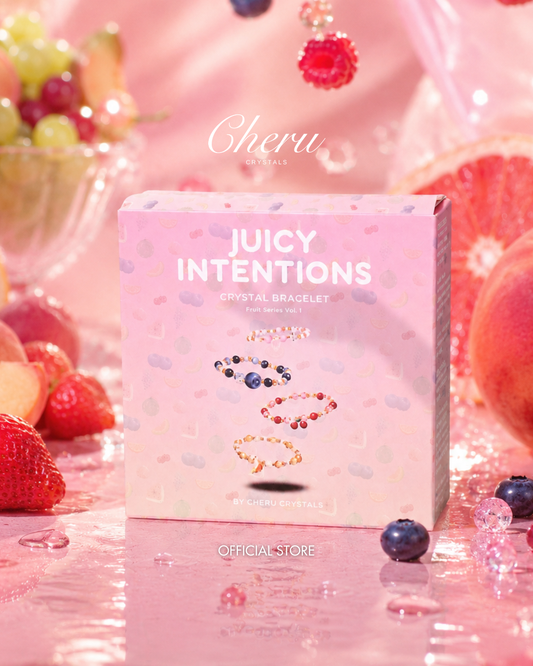 JUICY INTENTIONS: Limited Edition Crystal Bracelet Blind Box | Fruits Vol. 1