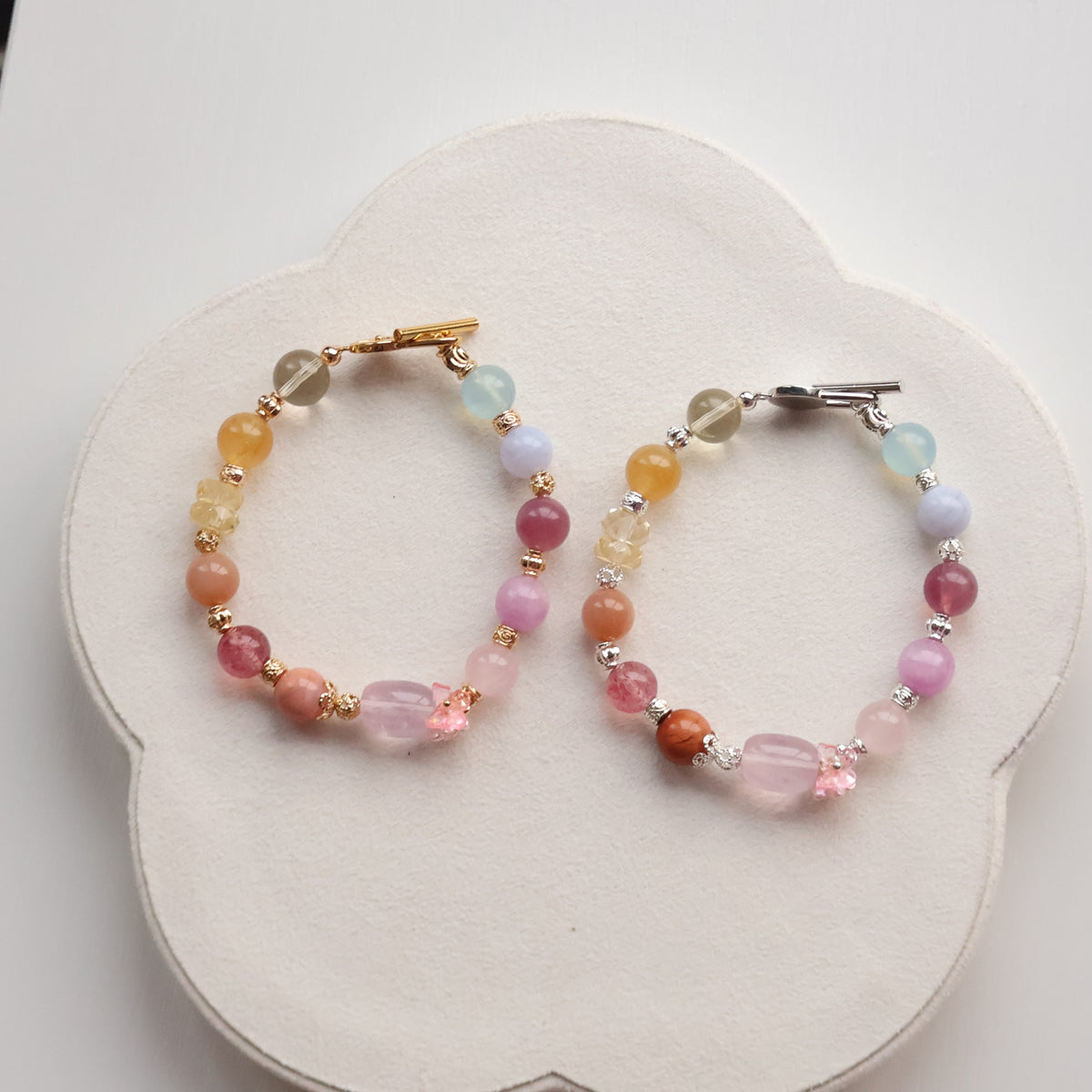 [Cheru] - 8mm Bloomelle Duo Bao (Elastic, OT Clasp)