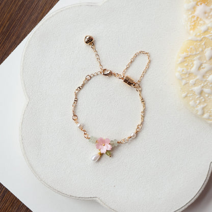 Hanami 6mm (Chain, Magnetic Clasp with Adjustable Lobster Clasp)