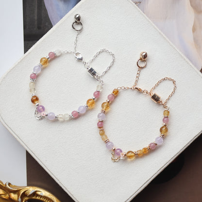 Passion Fruit 6mm (Chain, Magnetic Clasp with Adjustable Lobster Clasp)
