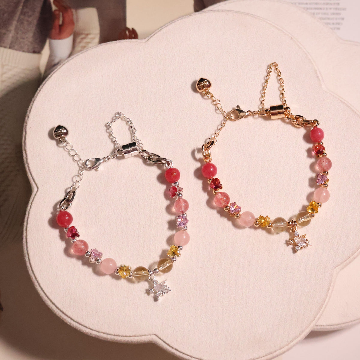 Hoshi 6mm (Chain, Magnetic Clasp with Adjustable Lobster Clasp)