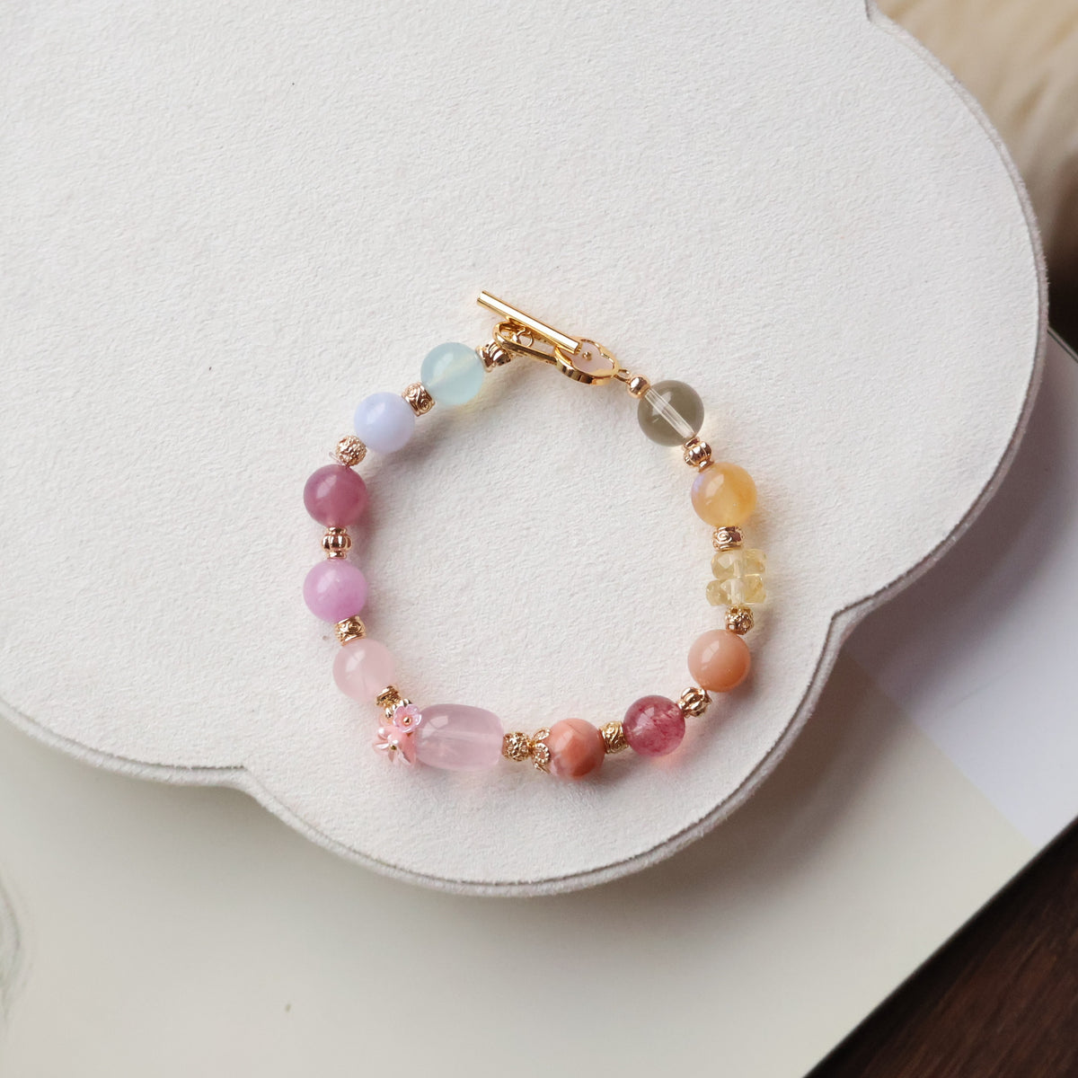 [Cheru] - 8mm Bloomelle Duo Bao (Elastic, OT Clasp)