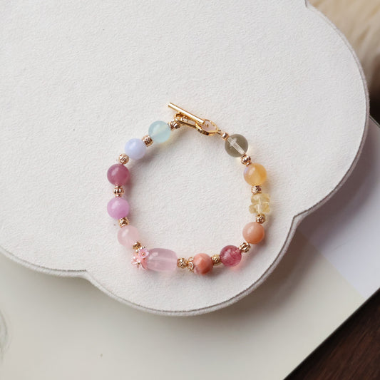 [Cheru] - 8mm Bloomelle Duo Bao (Elastic, OT Clasp)