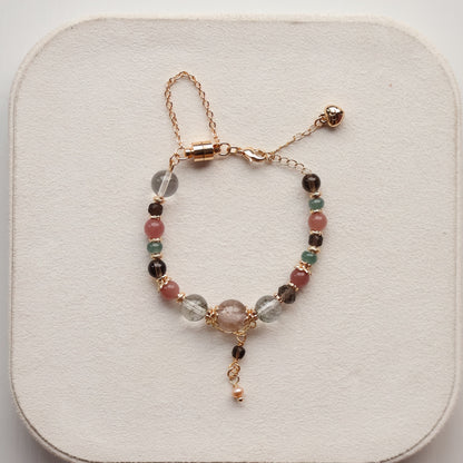 Juliet Mauve 6-10mm (Chain, Magnetic Clasp with Adjustable Lobster Clasp)