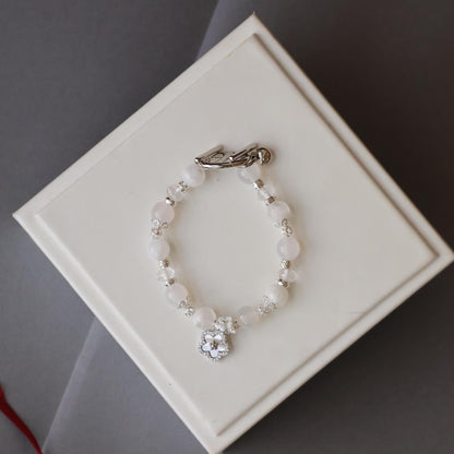 Snowy 8mm (Elastic, OT Clasp)