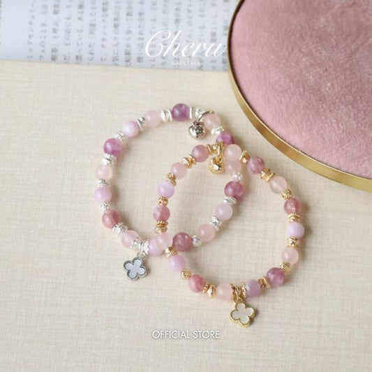 Ada Mini Clover: Pink 6mm (Elastic)