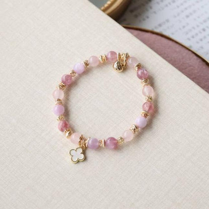 Ada Mini Clover: Pink 6mm (Elastic)
