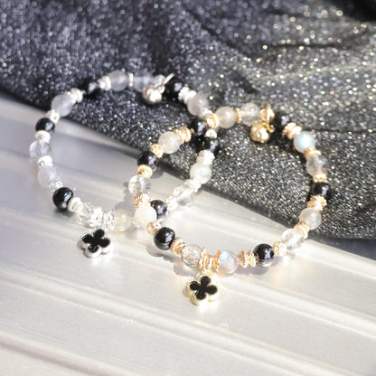 Ada Mini Clover: Black 6mm (Elastic)