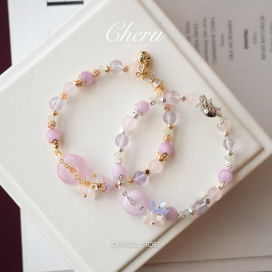 Everfae Ping An Kou Series: Spring Lavender 8mm (Elastic)