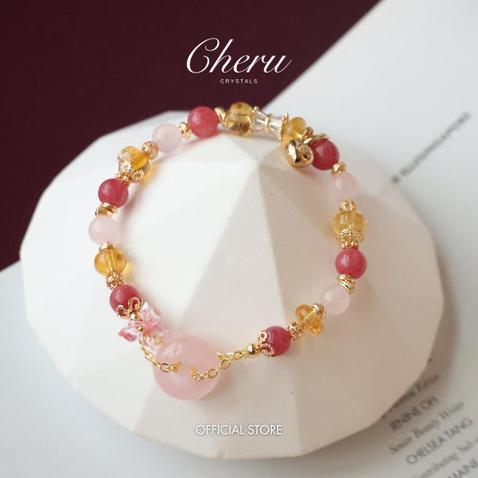 Everfae Ping An Kou Series: Spring Blossom 8mm (Elastic)