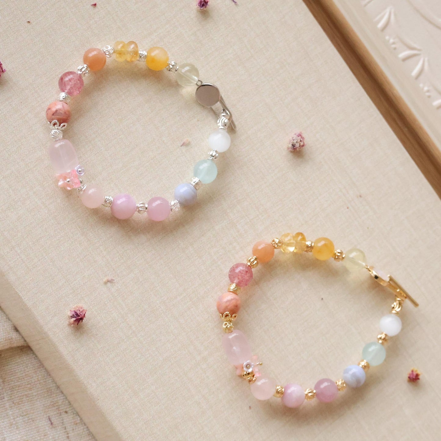 Bloomelle Duo Bao 8mm (Elastic, OT Clasp)