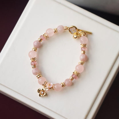 Pink Reverie 8mm (Elastic, OT Clasp)