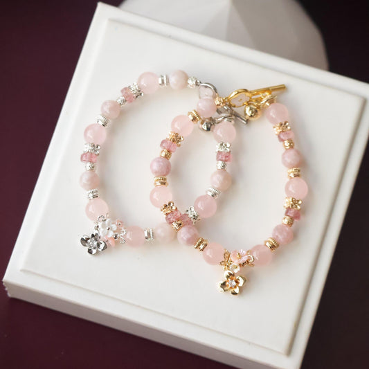 Pink Reverie 8mm (Elastic, OT Clasp)