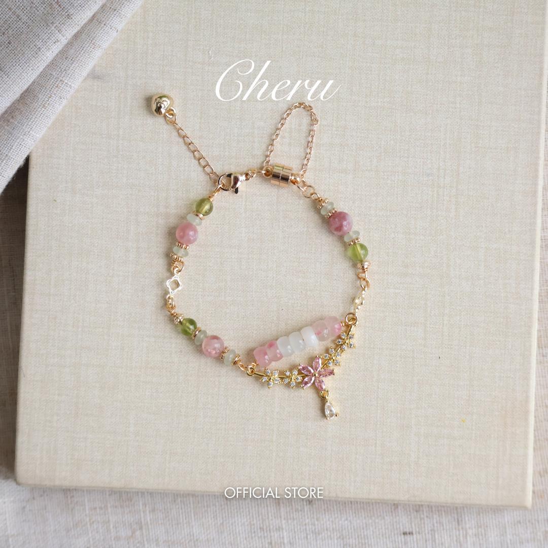 Be a Flower 6mm (Chain, Magnetic Clasp with Adjustable Lobster Clasp)