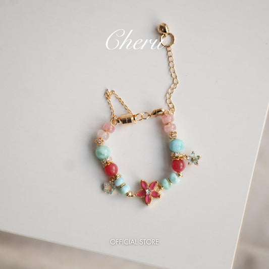 Merlia 6-8mm (Chain, Magnetic Clasp with Adjustable Lobster Clasp)