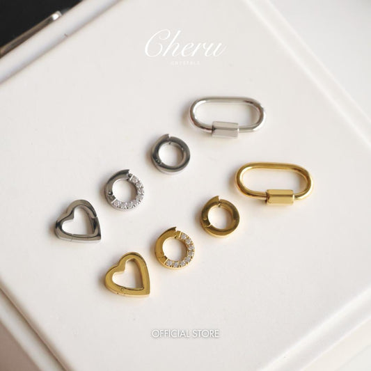 1. CHOOSE CENTRE CHARM: Customisable Non-Tarnish Stainless Steel [Cheru]